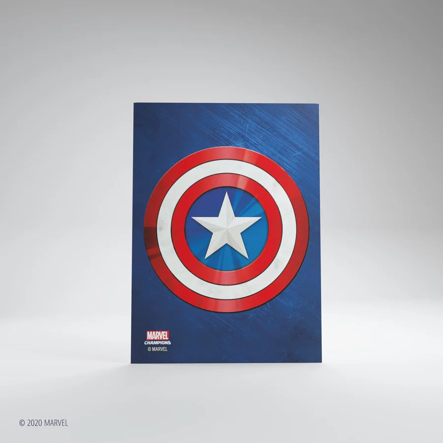 Gamegenic - Marvel Champions Art Sleeves - Captain America Gamegenic - Marvel Champions Art Sleeves - Captain America