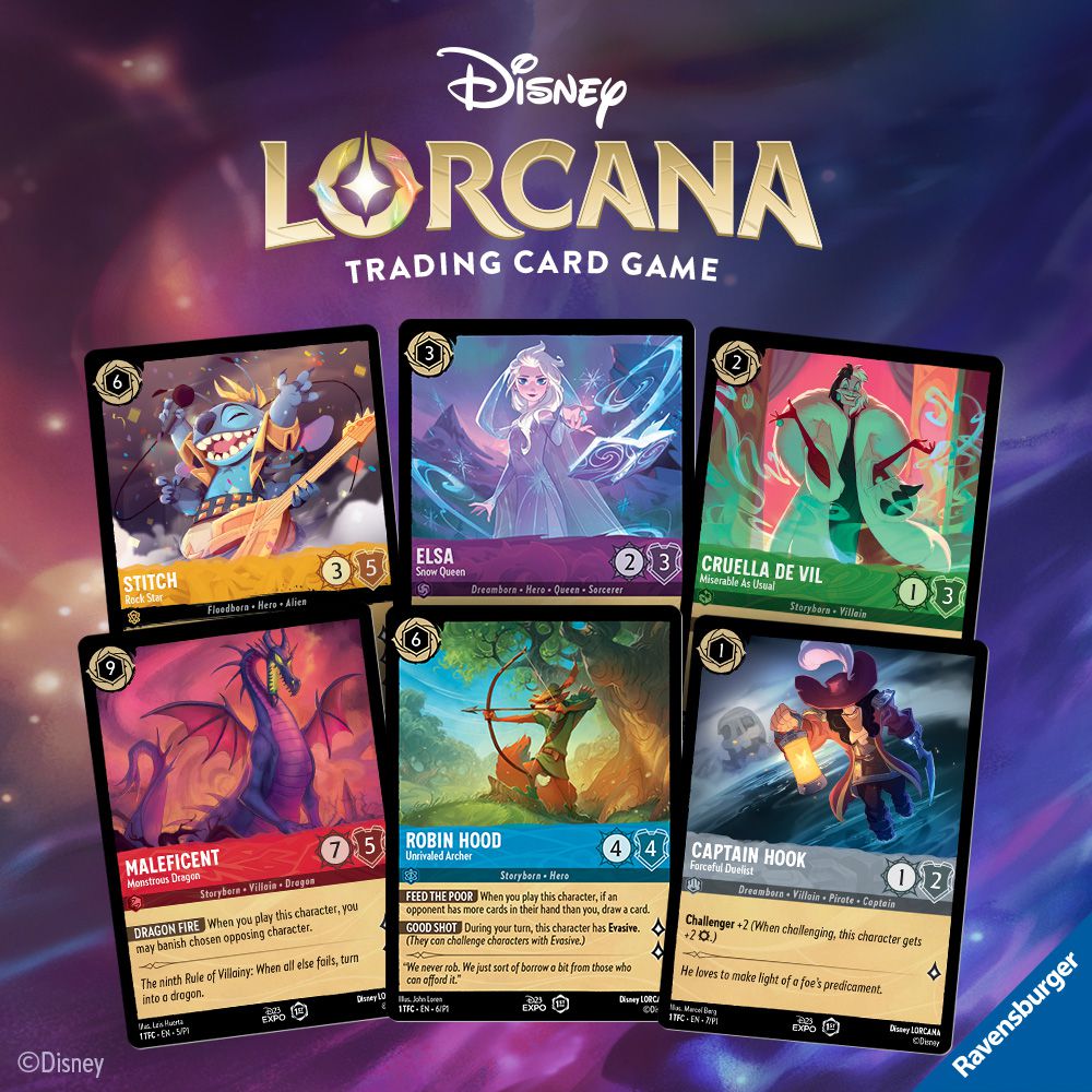 เขย่าวงการ! Disney ประกาศคว้าบัลลังก์การ์ดเกมส์กับการเปิดตัว Lorcana TCG สุดยิ่งใหญ่