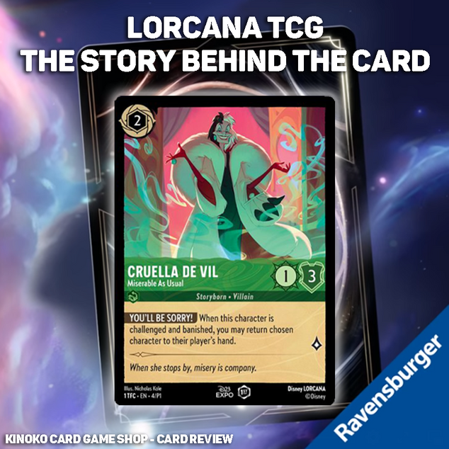 Disney Lorcana TCG : The Story Behind the Card Ep. 2 Cruella De Vil