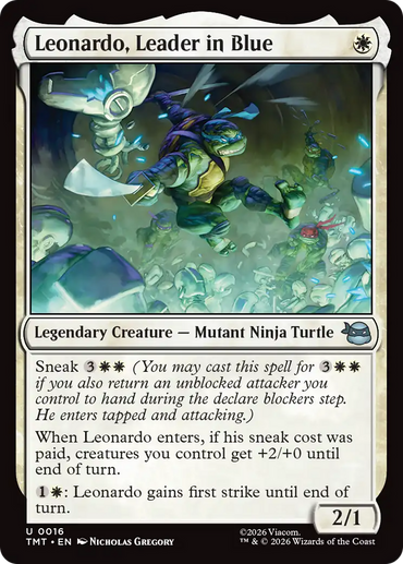 Leonardo, Leader in Blue [Teenage Mutant Ninja Turtles]