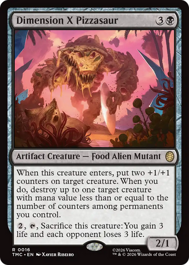 Dimension X Pizzasaur [Teenage Mutant Ninja Turtles Commander]