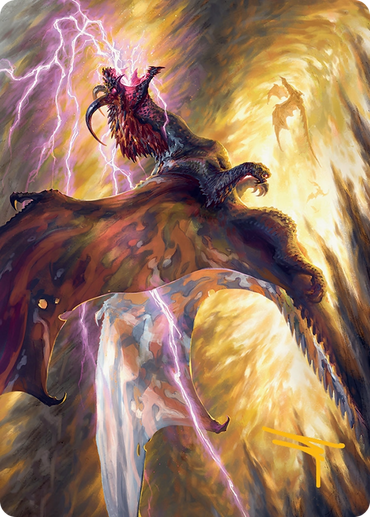 Stormscale Scion Art Card (17/54) [Tarkir: Dragonstorm Art Series]