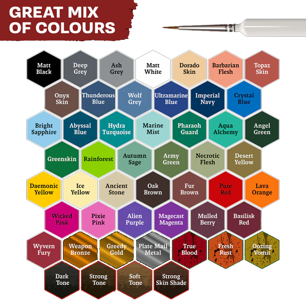 [The Army Painter] Warpaints Fanatic - Mega Set Combo