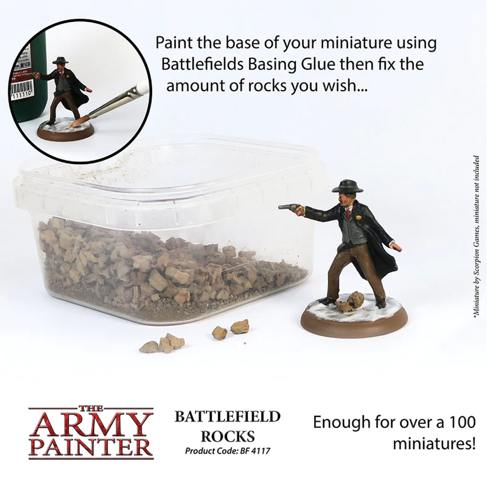 [The Army Painter] Battlefield Basing - Battlefield Rocks