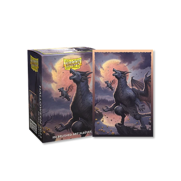 Dragon Shield - Halloween 2023 - 100 Brushed Art - Standard Size