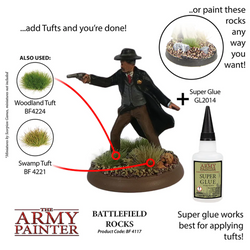 [The Army Painter] Battlefield Basing - Battlefield Rocks