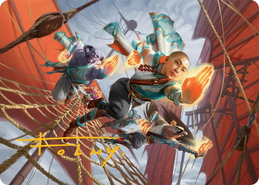 Aligned Heart Art Card (52/54) (Gold-Stamped Signature) [Tarkir: Dragonstorm Art Series]