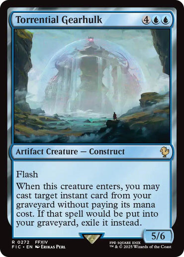 Torrential Gearhulk (Surge Foil) [FINAL FANTASY Commander]