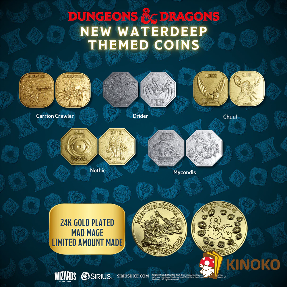 Sirius Dice - D&D Undermountain Treasure Packs: Waterdeep Collection