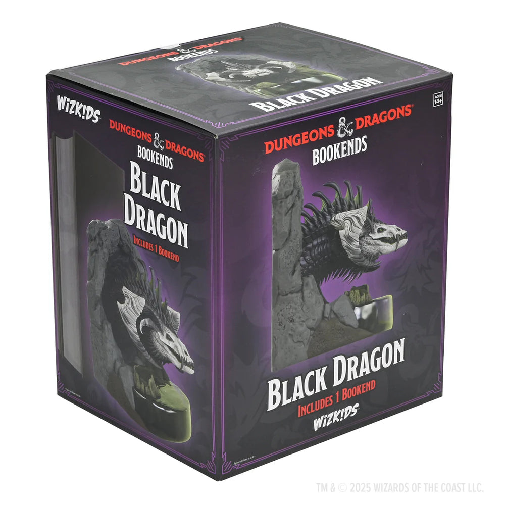Wizkids - D&D - Bookends - Black Dragon