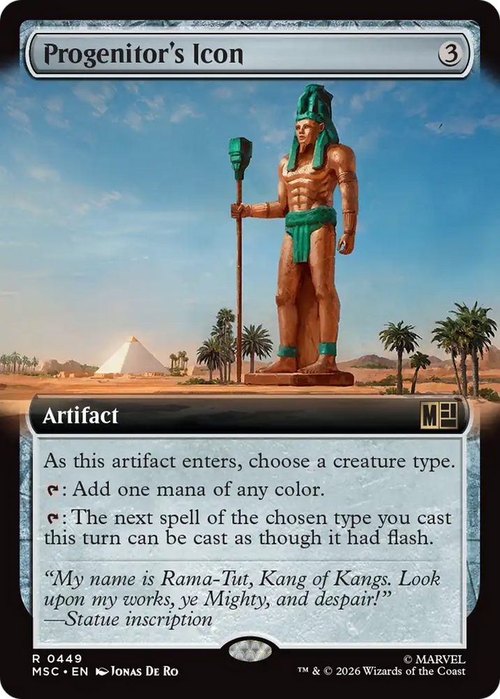 Progenitor's Icon (Extended Art) [Marvel Super Heroes Commander]