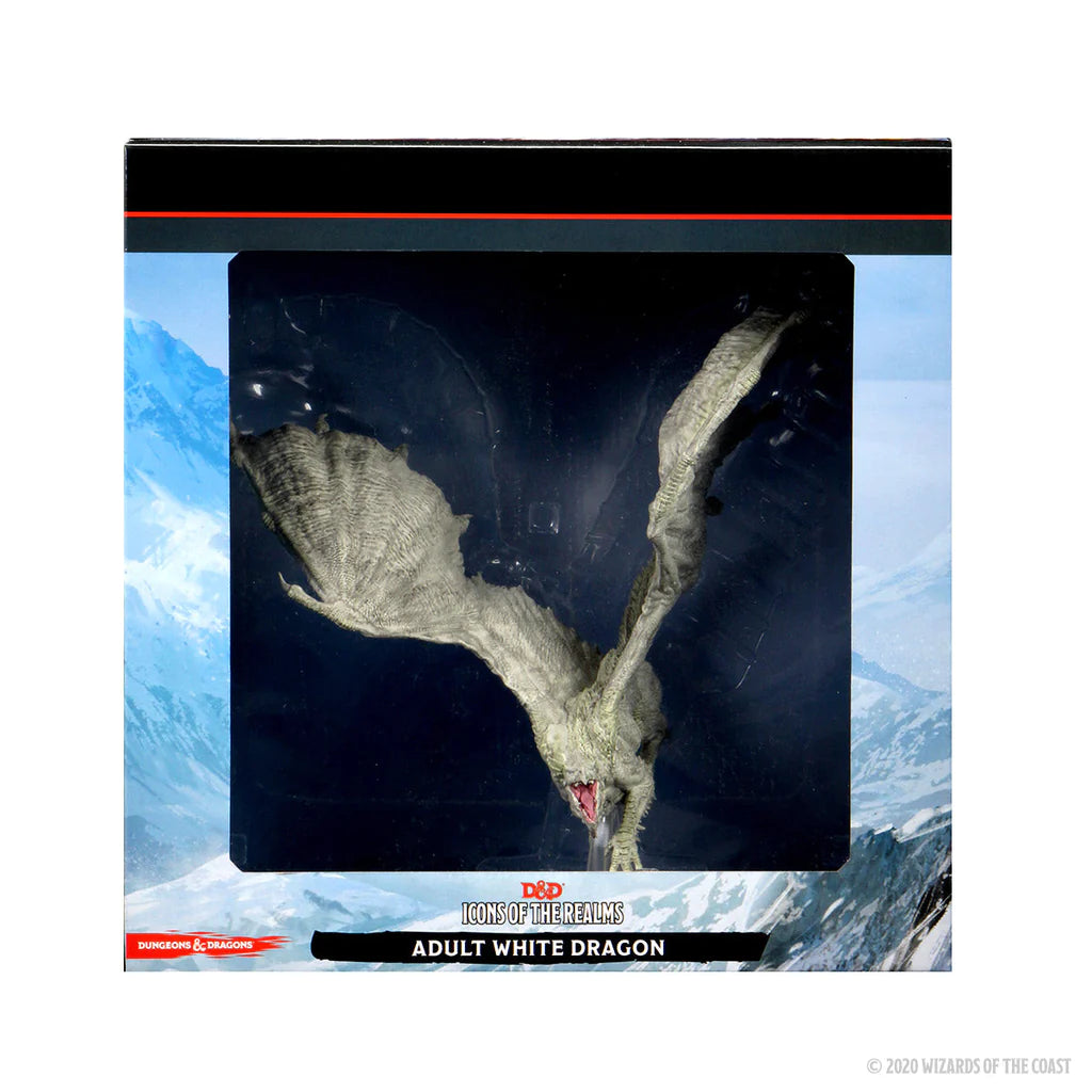 Wizkids - D&D - Icons of the Realms - Adult White Dragon Premium Figure