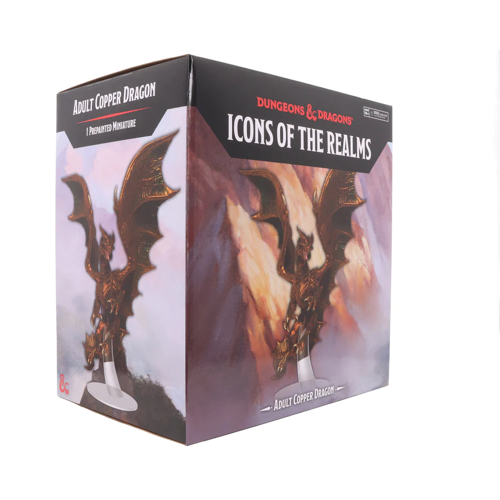 Wizkids - D&D - Icons of the Realms - Adult Copper Dragon Premium Figure