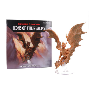 Wizkids - D&D - Icons of the Realms - Adult Copper Dragon Premium Figure