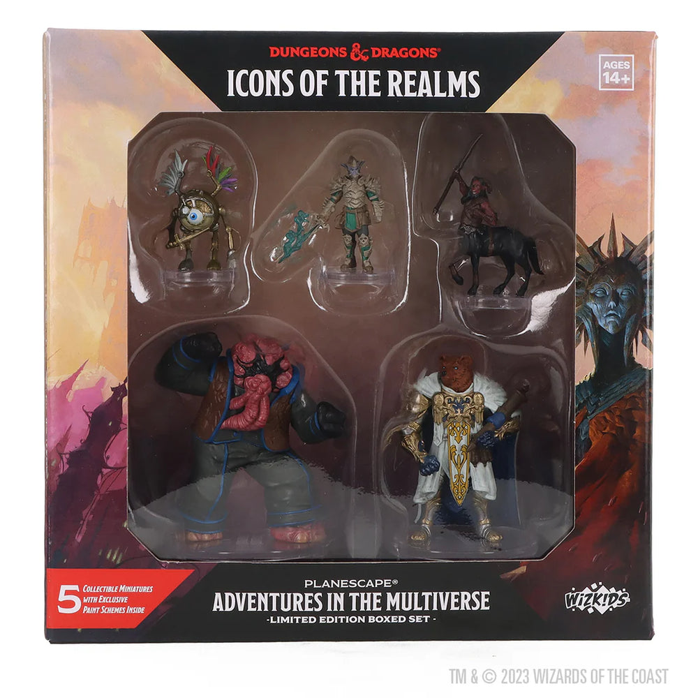 Wizkids - D&D - Icons of the Realms - Planescape Adventures in the Multiverse Limited Edition Boxed Set