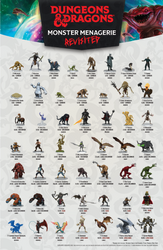 Wizkids - D&D - Monster Menagerie Revisited 10 ct. Booster Brick
