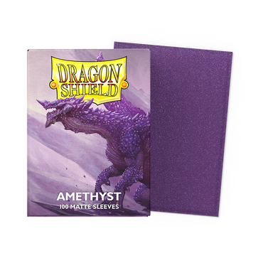 Dragon Shield - Amethyst - 100 Matte - Standard Size