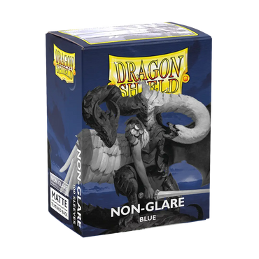 Dragon Shield - 100 Matte Textured Back Sleeves - Blue - Non-Glare - Standard Size