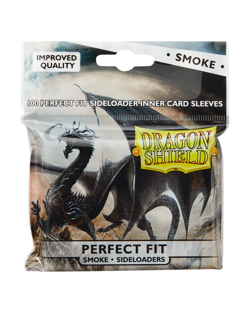 Dragon Shield - Smoke - Perfect Fit Sideloaders Sleeves - Standard Size