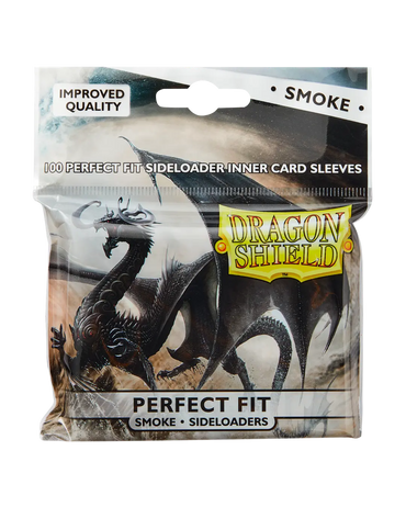 Dragon Shield - Smoke - Perfect Fit Sideloaders Sleeves - Standard Size