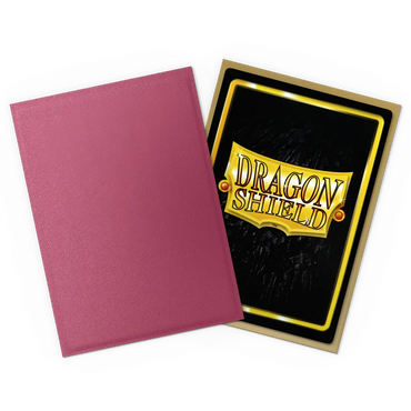 Dragon Shield - 100 Matte Textured Back Dual Sleeves - Pomegranate & Gold - Standard Size