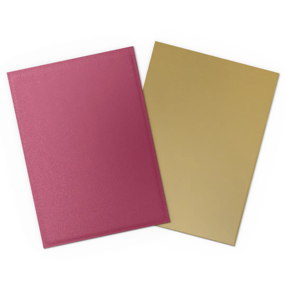 Dragon Shield - 100 Matte Textured Back Dual Sleeves - Pomegranate & Gold - Standard Size