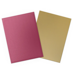 Dragon Shield - 100 Matte Textured Back Dual Sleeves - Pomegranate & Gold - Standard Size
