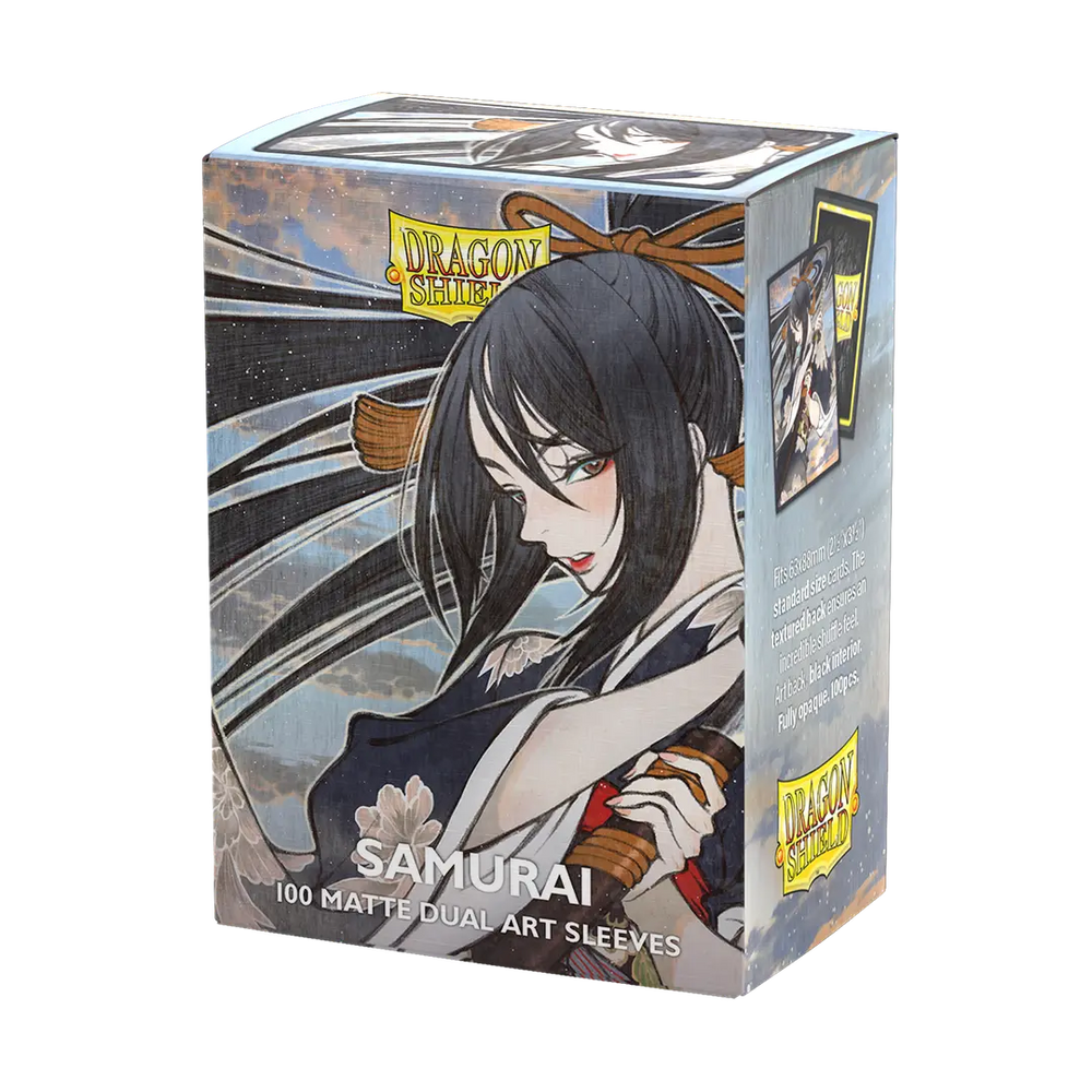 Dragon Shield - 100 Art Sleeves - Mana Hatanaka & Yumeko - Samurai - Standard Size
