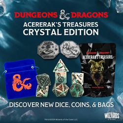 Sirius Dice - D&D Acererak’s Treasure Crystal Edition Dice Set