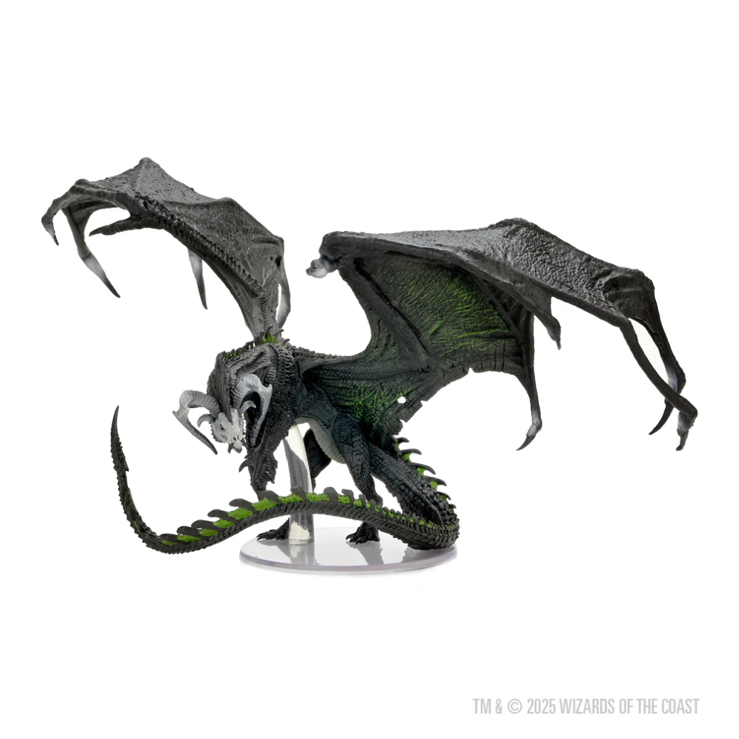 Wizkids - D&D - Icons of the Realms - Adult Black Dragon Corruptor 2024