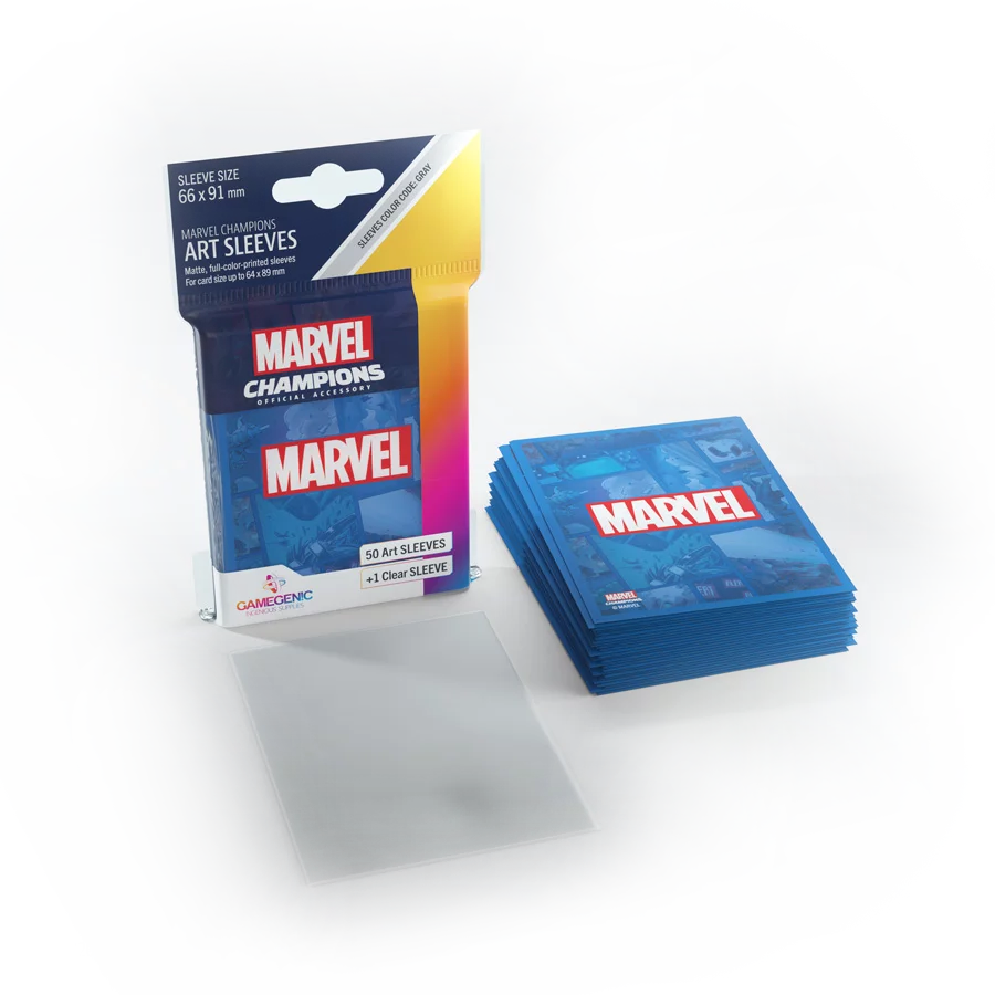 Gamegenic - Marvel Champions Art Sleeves - Blue