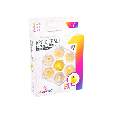 Gamegenic - RPG Dice Set - Rubber Duck (Embraced Series)