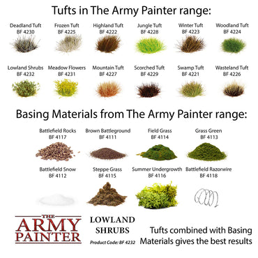 [The Army Painter] Battlefields Basing & Terrain - Tufts