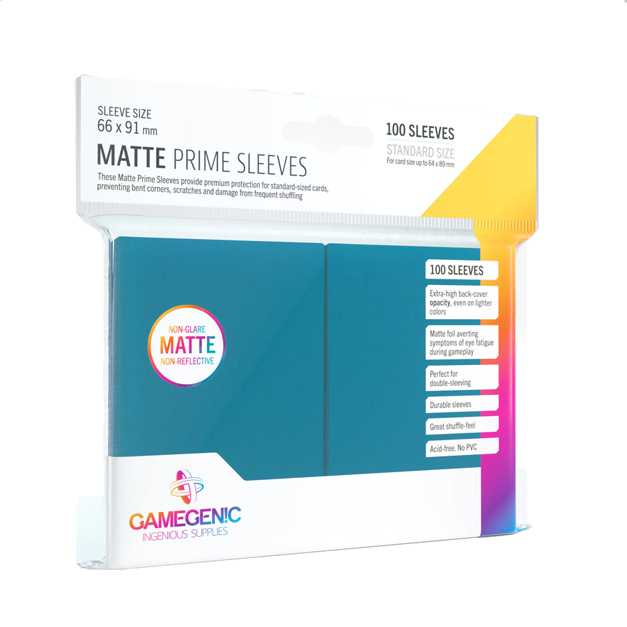Gamegenic - Matte Prime Sleeves - Blue