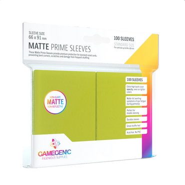 Gamegenic - Matte Prime Sleeves - Lime