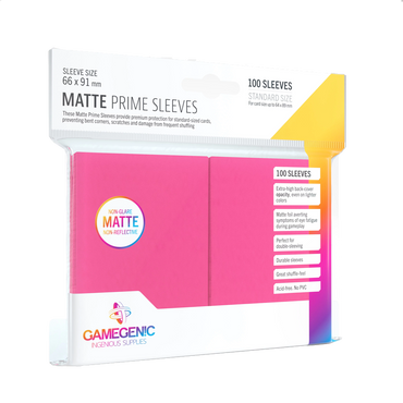 Gamegenic - Matte Prime Sleeves - Pink