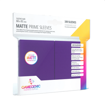 Gamegenic - Matte Prime Sleeves - Purple