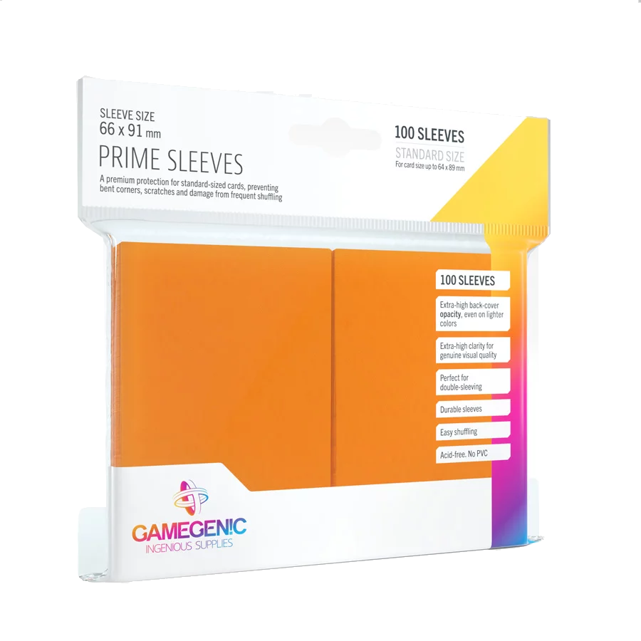 Gamegenic - Prime Sleeves - Orange