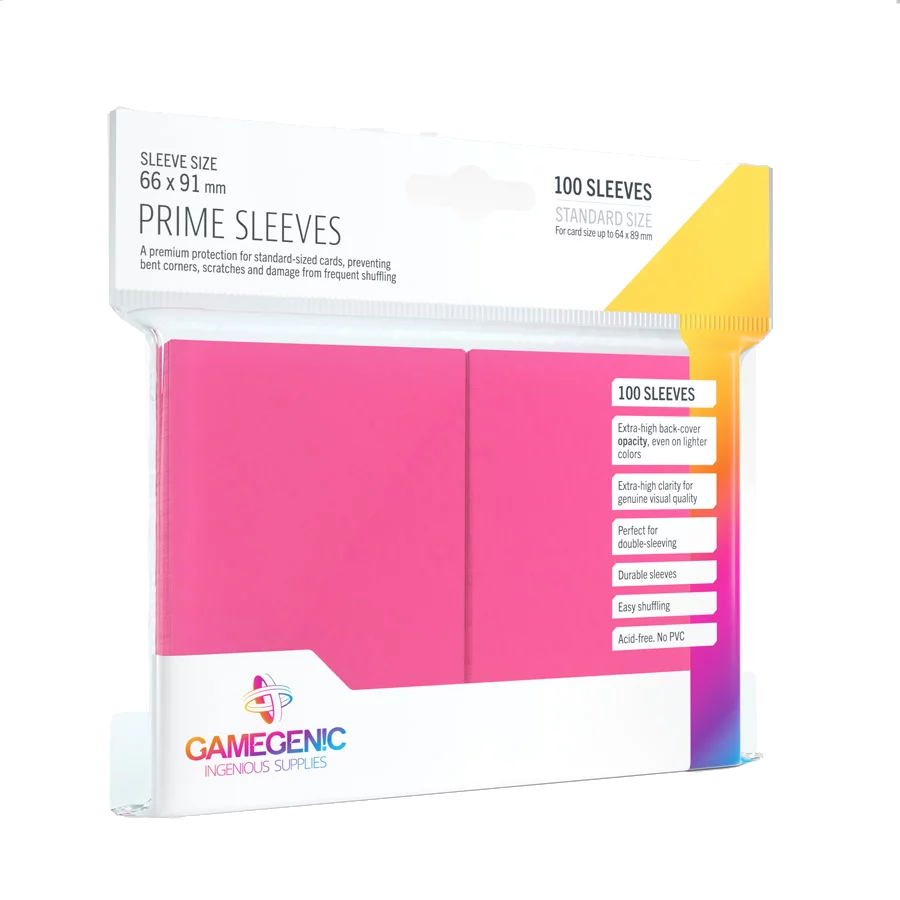 Gamegenic - Prime Sleeves - Pink