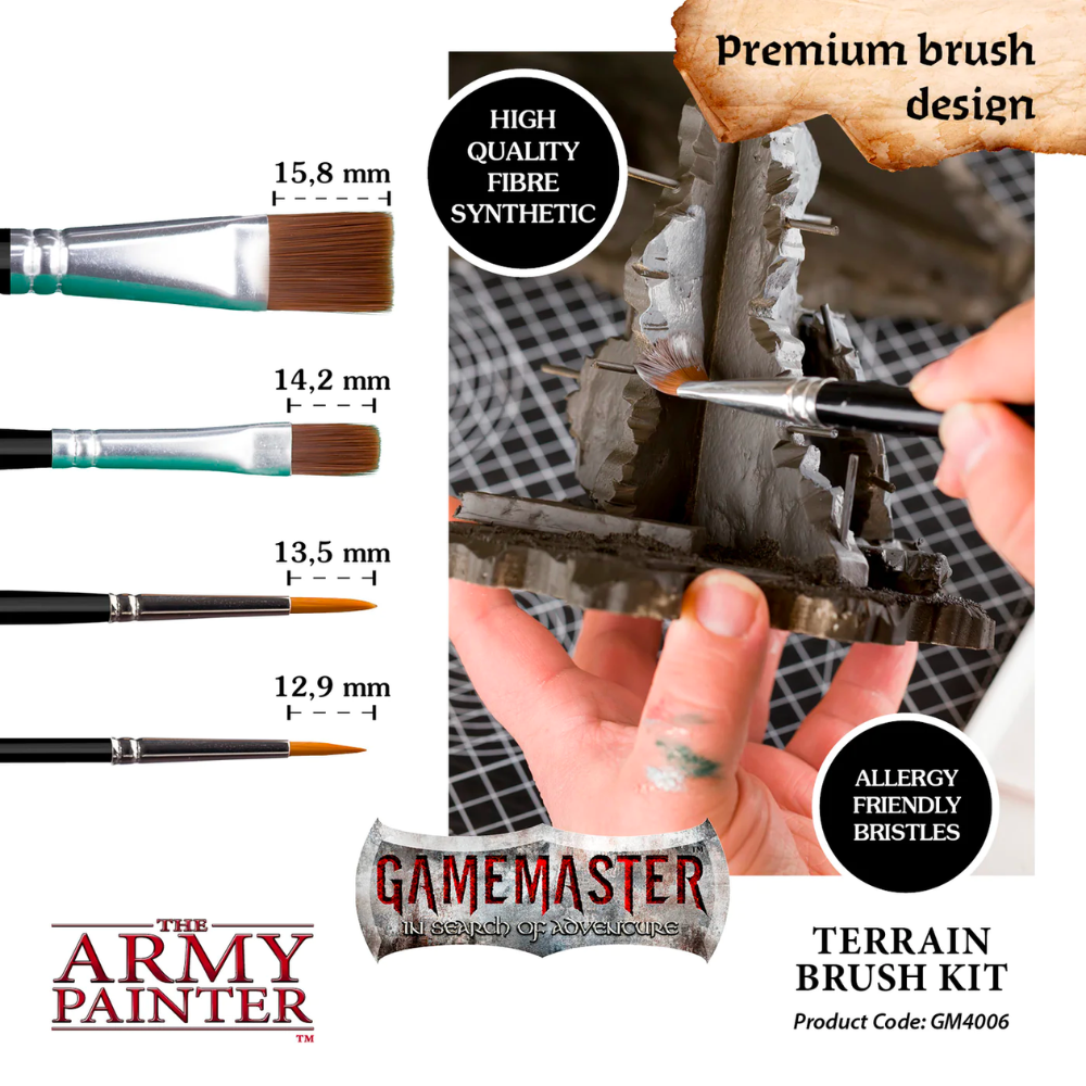 [The Army Painter] Gamemaster - Terrain Brush Kit