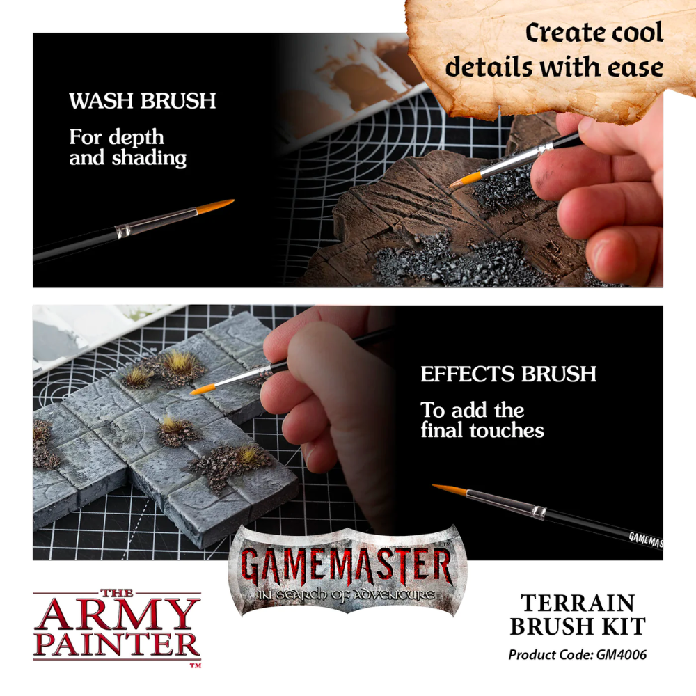 [The Army Painter] Gamemaster - Terrain Brush Kit