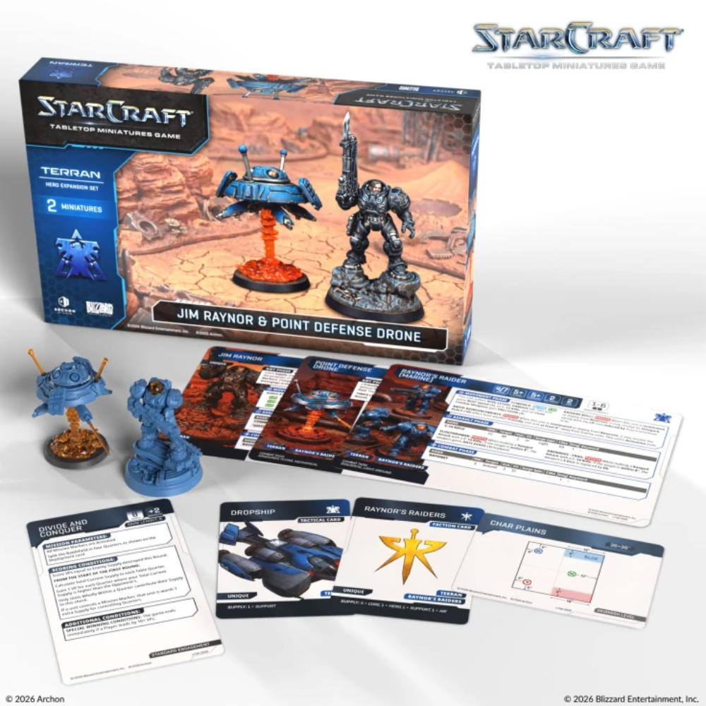 Starcraft - Terran - Jim Raynor & Point Defense Drone