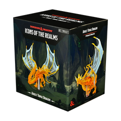Wizkids - D&D - Icons of the Realms - Adult Topaz Dragon Premium Figure