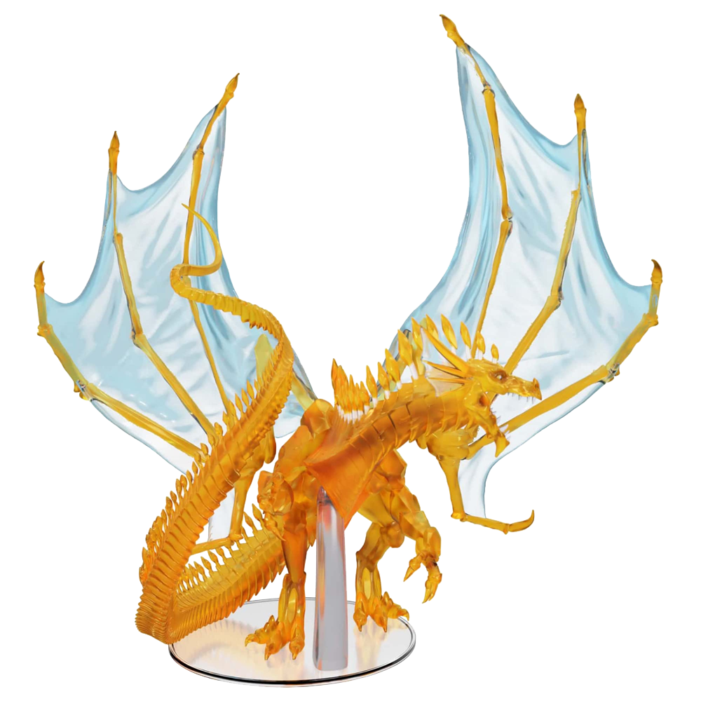 Wizkids - D&D - Icons of the Realms - Adult Topaz Dragon Premium Figure