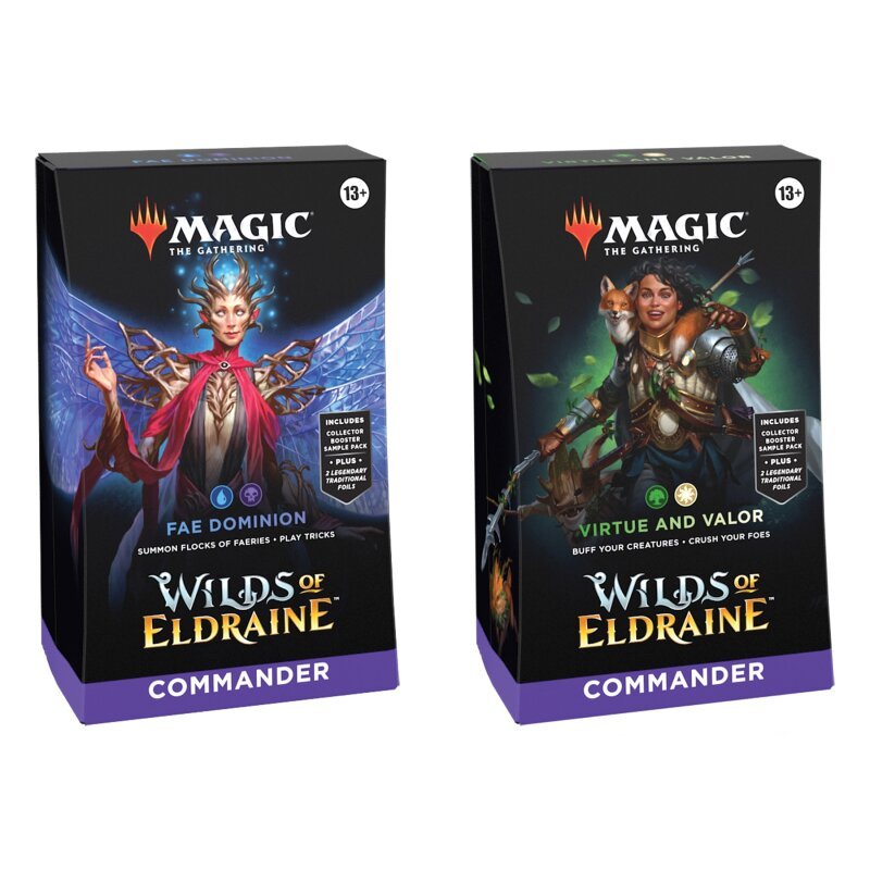 MTG - Wilds of Eldraine (WOE) - Commander Deck Set of 2