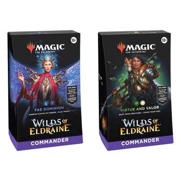 MTG - Wilds of Eldraine (WOE) - Commander Deck Set of 2