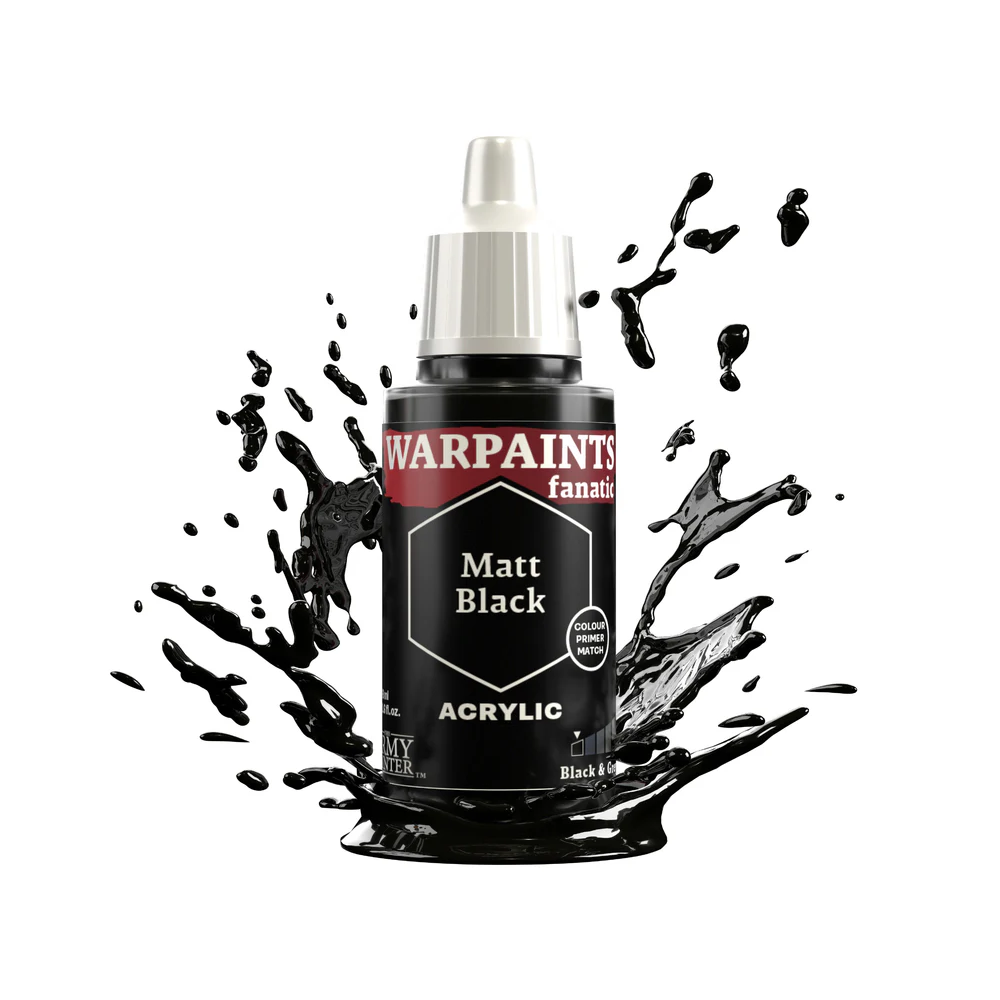 [The Army Painter] Warpaints Fanatic - Matt Black
