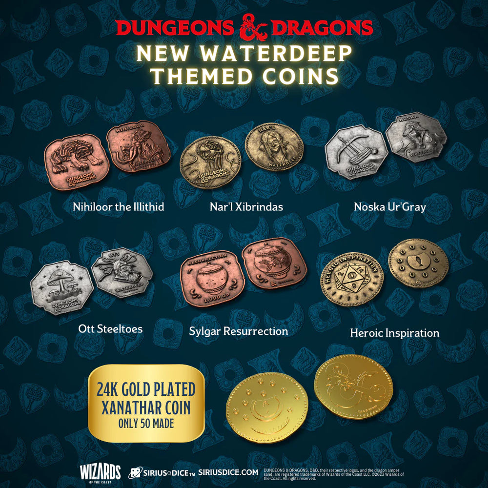 Sirius Dice - D&D Xanathar's Treasure Pack: Waterdeep Collection
