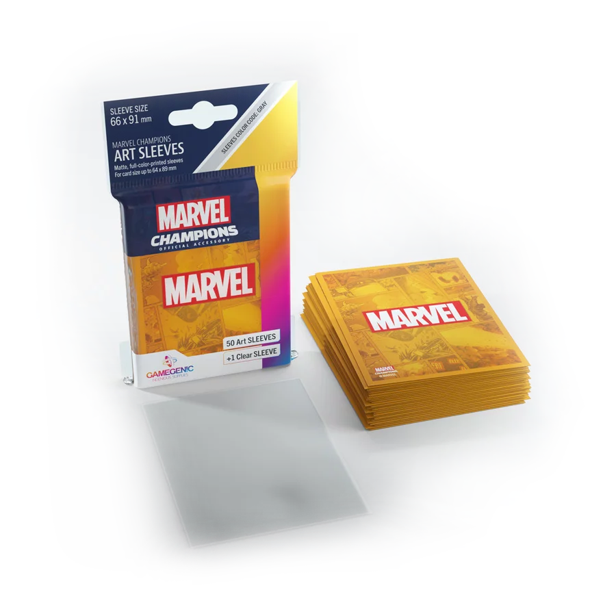 Gamegenic - Marvel Champions Art Sleeves - Yellow