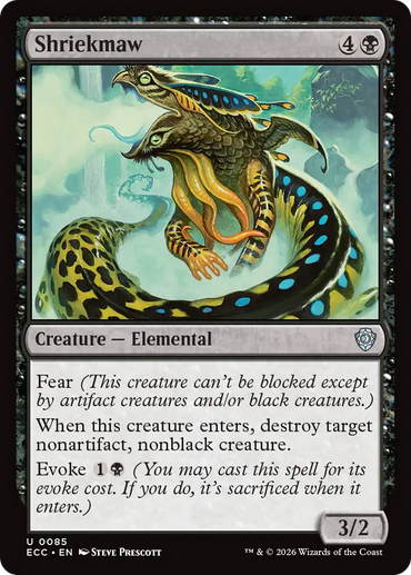 Shriekmaw [Lorwyn Eclipsed Commander]